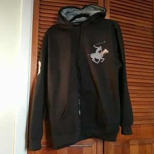 XL Beverly Hills Polo Club Zip Up Hoodie